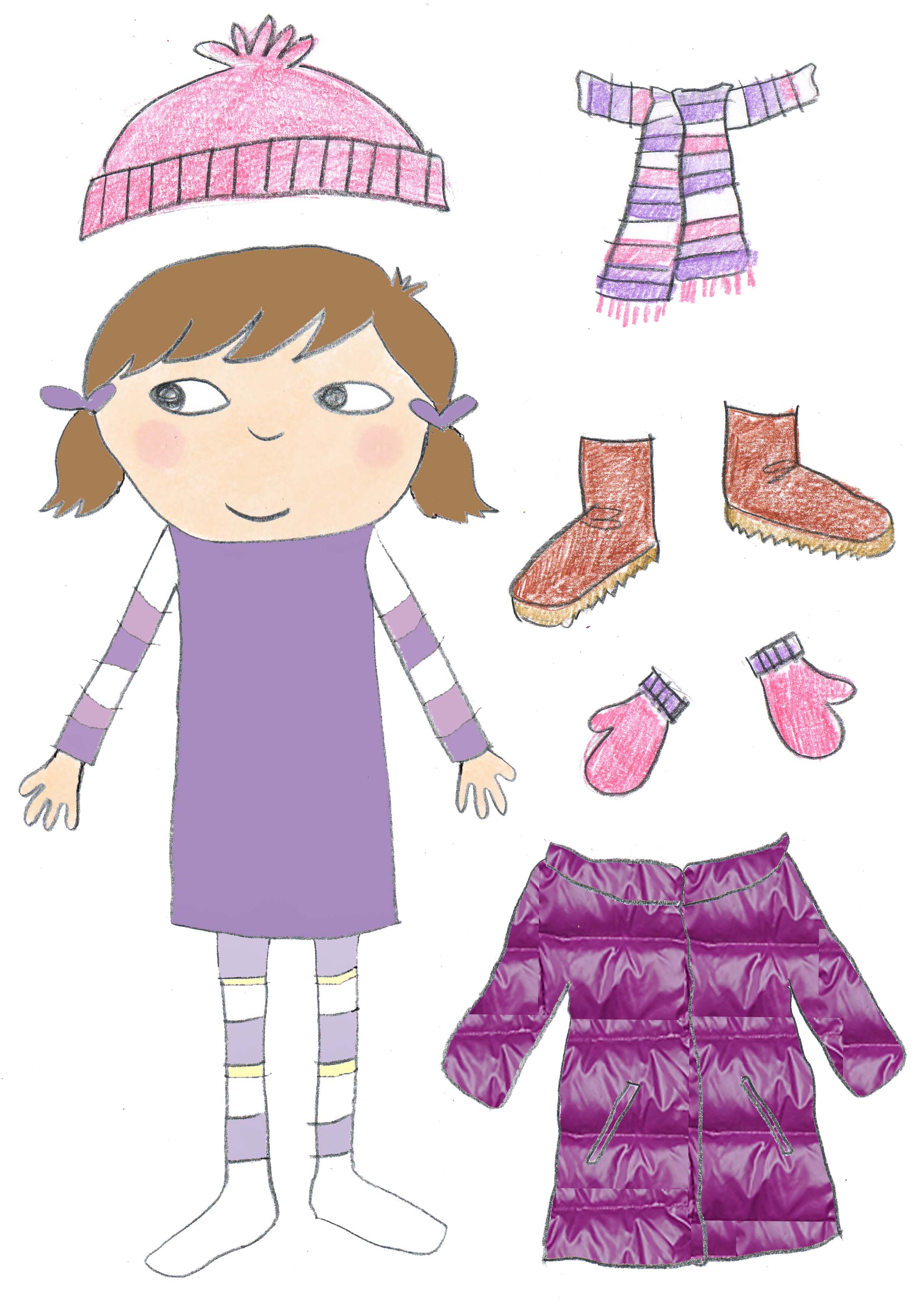 clothes worksheet clipart - photo #32
